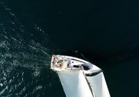 barcha a vela yacht a vela dall'aria
